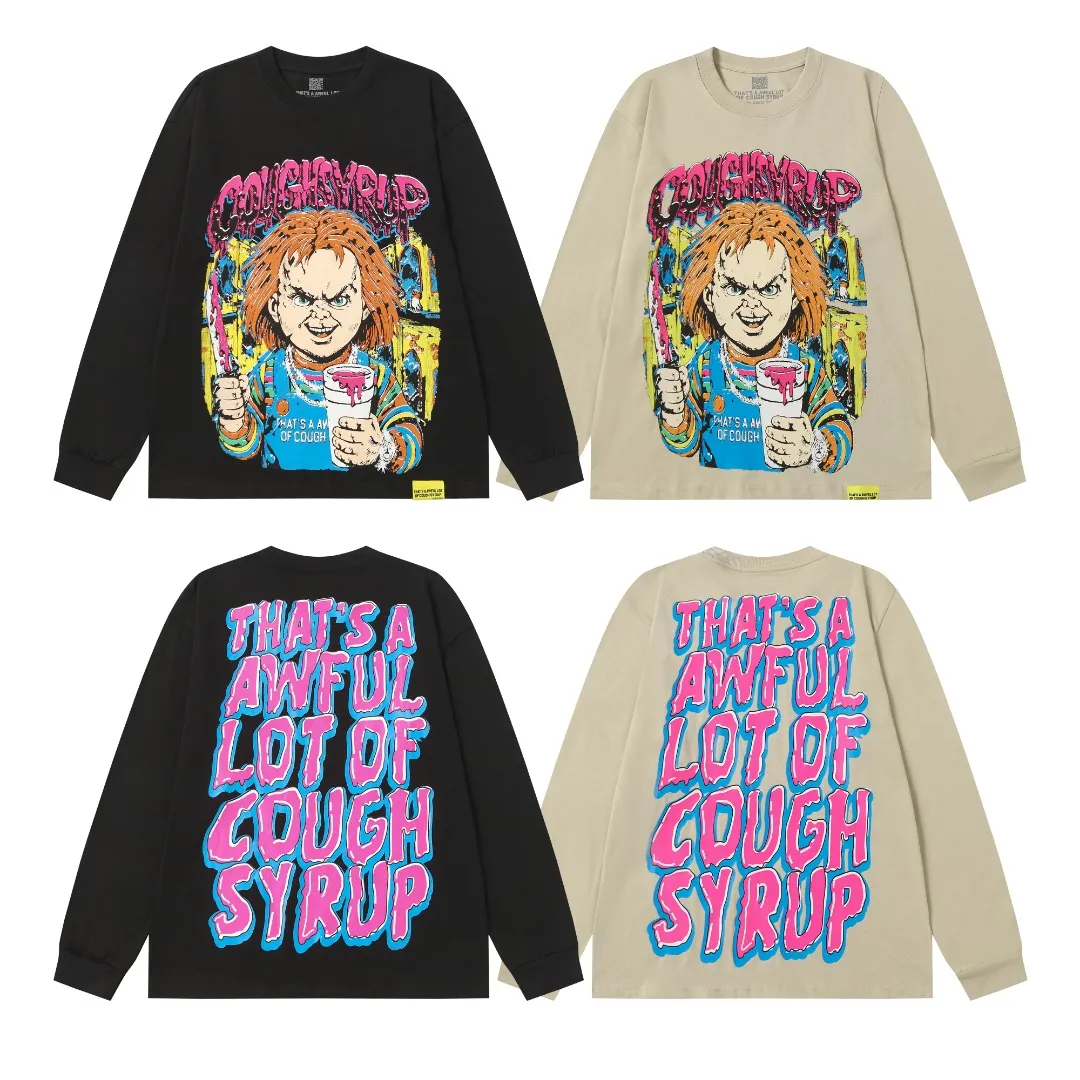 C # / ｜ THAT'S A AWFUL LOT OF COUGH SYRUP In Stock （ T Series） Same Style. （fabric): 100% Sizes（size）：S-M L X L （colour）： /